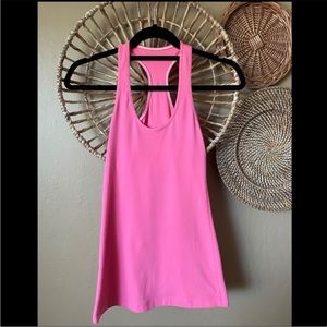 Pink Lululemon tank top